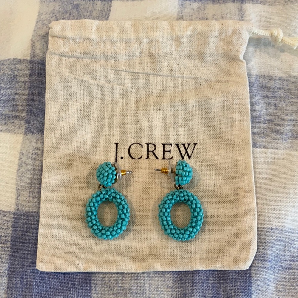 J. Crew turquoise earrings
